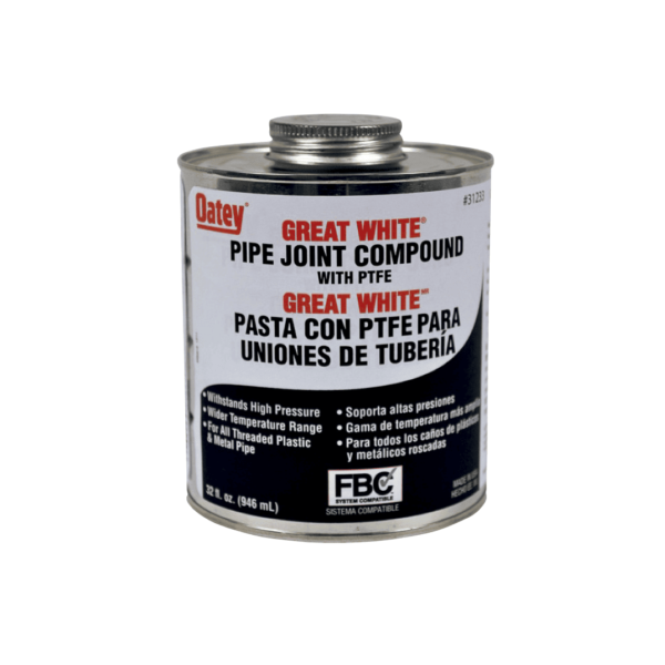 ITEM 31229 Great White®- Sellador de Roscas con Pasta con PTFE